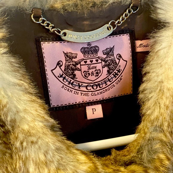 ✨Vintage Juicy Couture Faux Fur Vest✨ - Picture 1 of 5